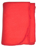 Bambini Blank Red Polarfleece Blanket